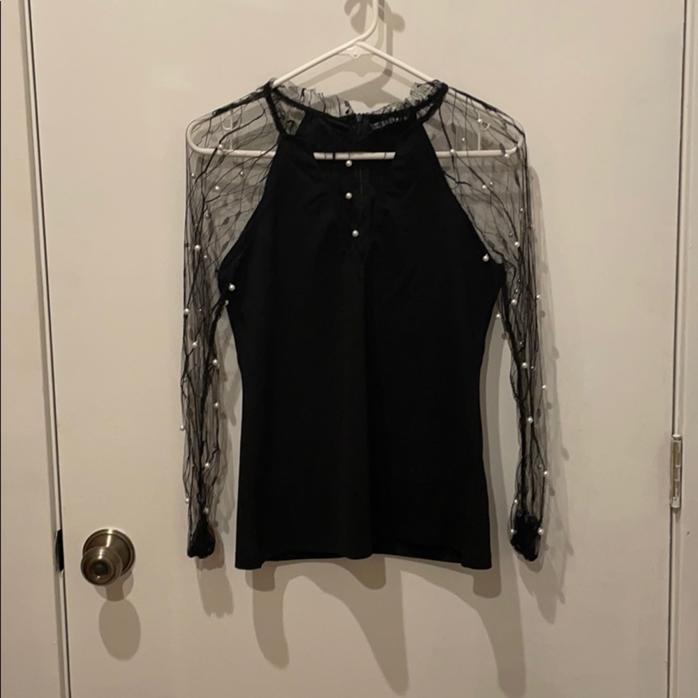 Black Lace Long Sleeve